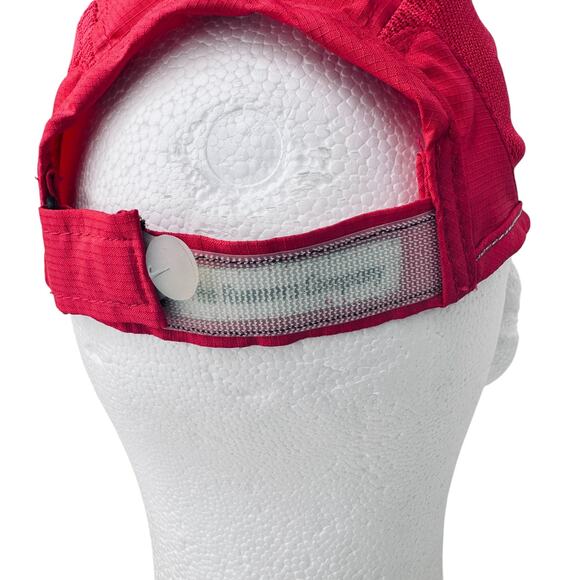 NWT Vintage Women Nike Dri Fit 7 Panel Running Hat Pink Swoosh Daybreak Tailwind - Picture 7 of 10